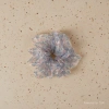 Transparent gauze floral pattern bow headscarf large intestine hair band details Picture